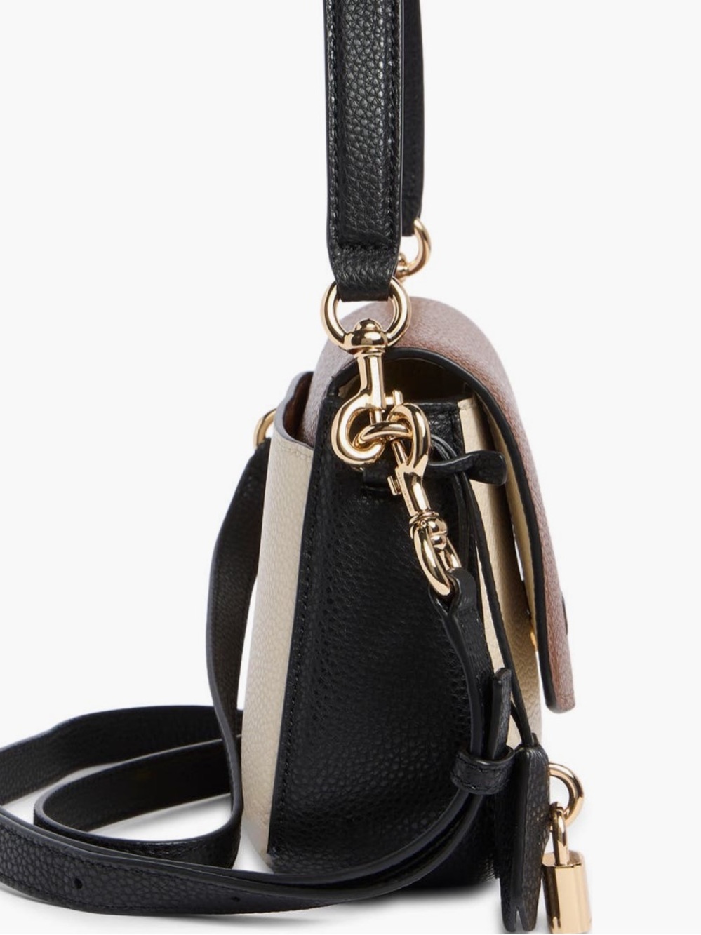 Marc Jacobs Brown and Cream Leather Shoulder Bag NWT - Picture 3 of 6
